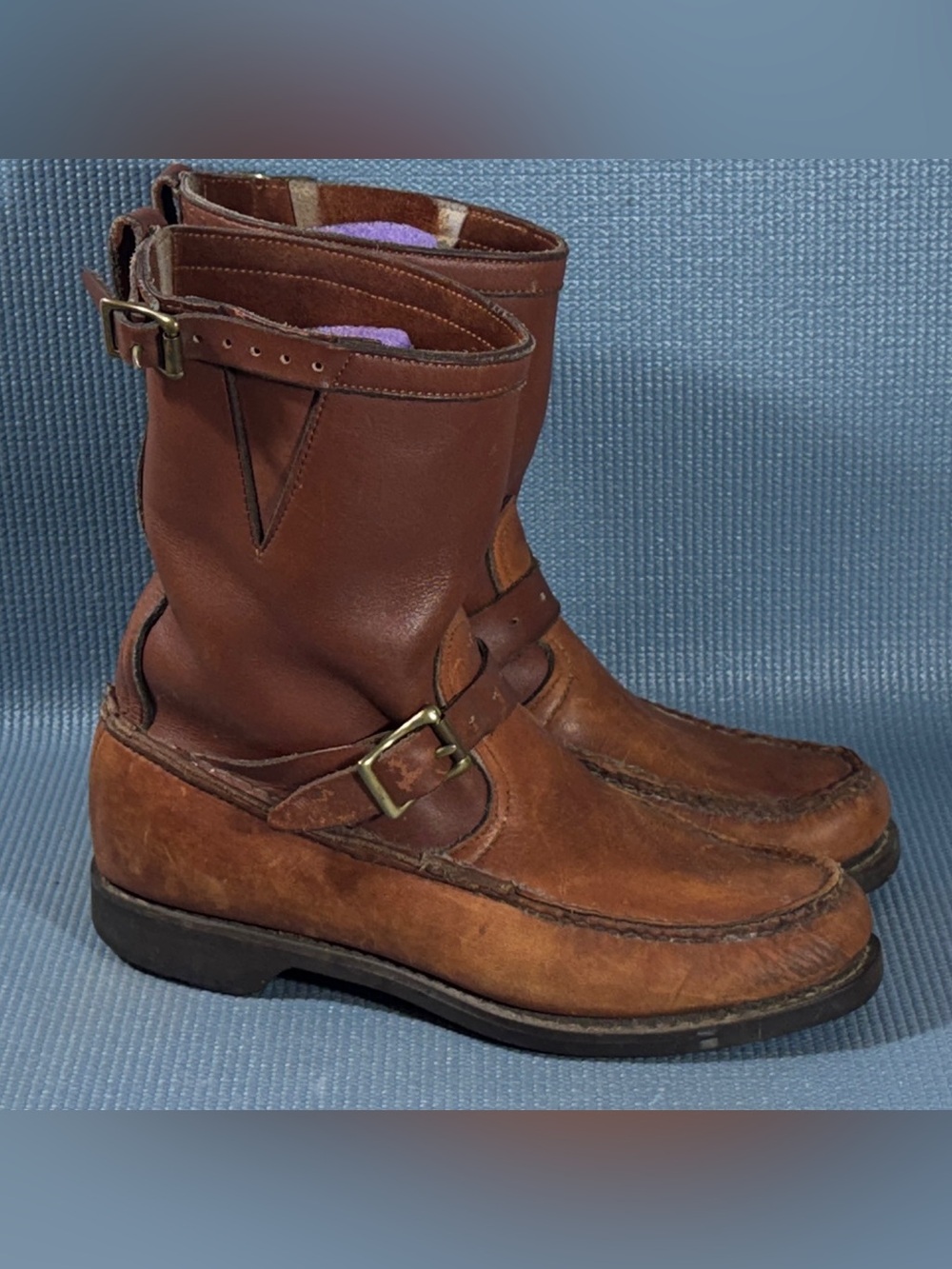 Gokey Vintage Gro-Cord Brown Leather Hunting Snakeproof Men’s Boots Size 11